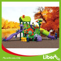 China Preescolar de plástico al aire libre Playground / Jungel Gym / Toddler Playset